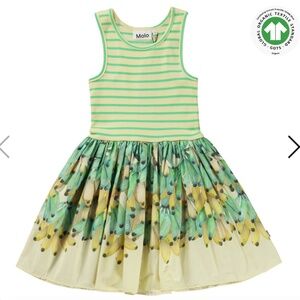 Girls Molo Cassandra Lots of Bananas Tank Dress size 110/116 (5-6yrs US)